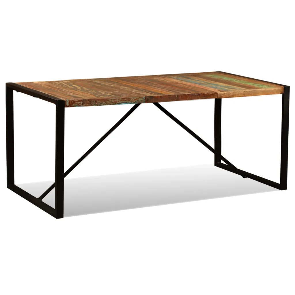 Tavolo da Pranzo | Tavolo da cucina in Legno Massello di Recupero 180 cm