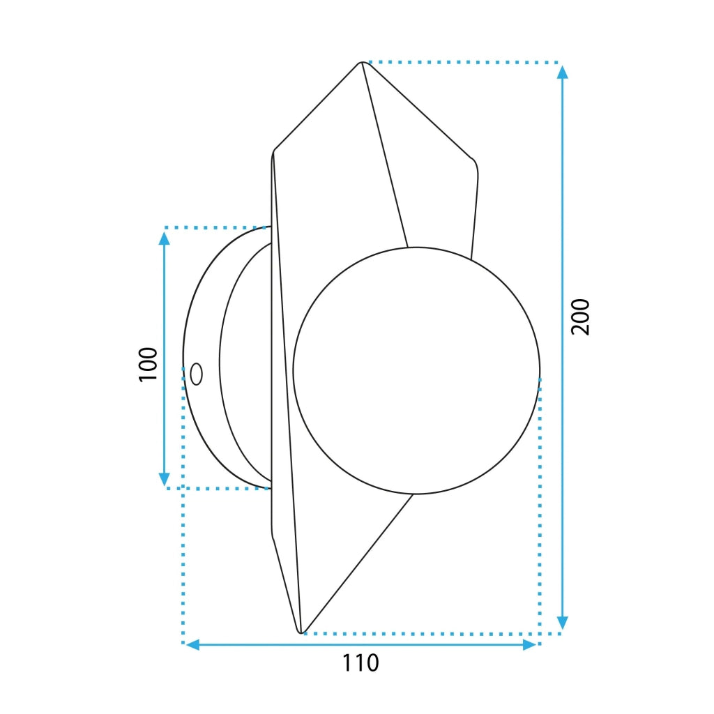 Lampada Da Parete App1411-w Black Gold