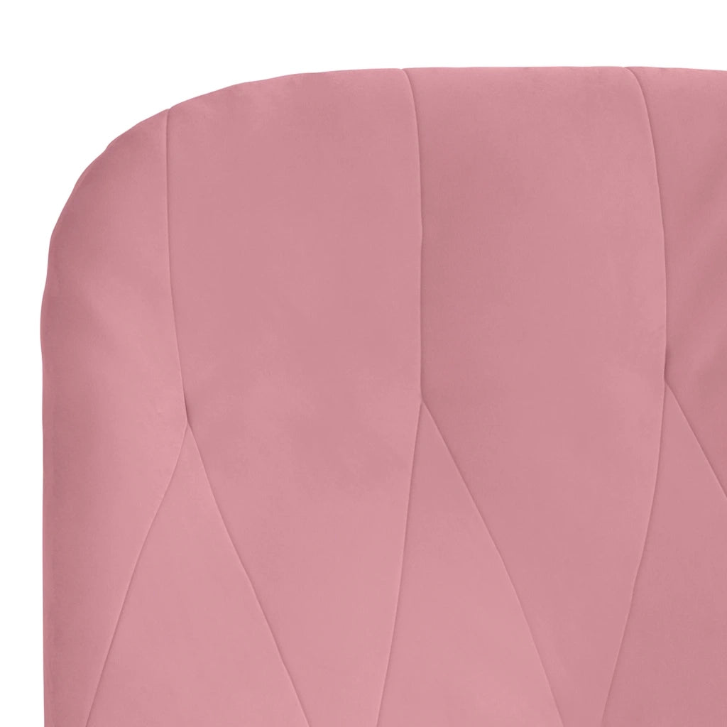 Poltrona | Sedia Relax Rosa in Velluto