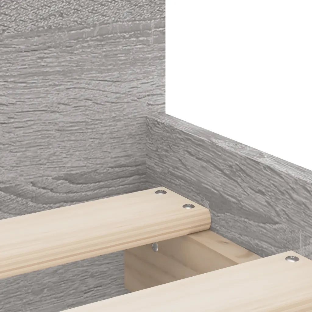 Giroletto con Cassetti Grigio Sonoma 90x190 cm 3207383