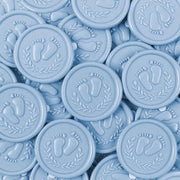 Lakzegels Selfadesivi - 48 Pezzi - Marchi di Piede per Bambini - Alta Qualità
