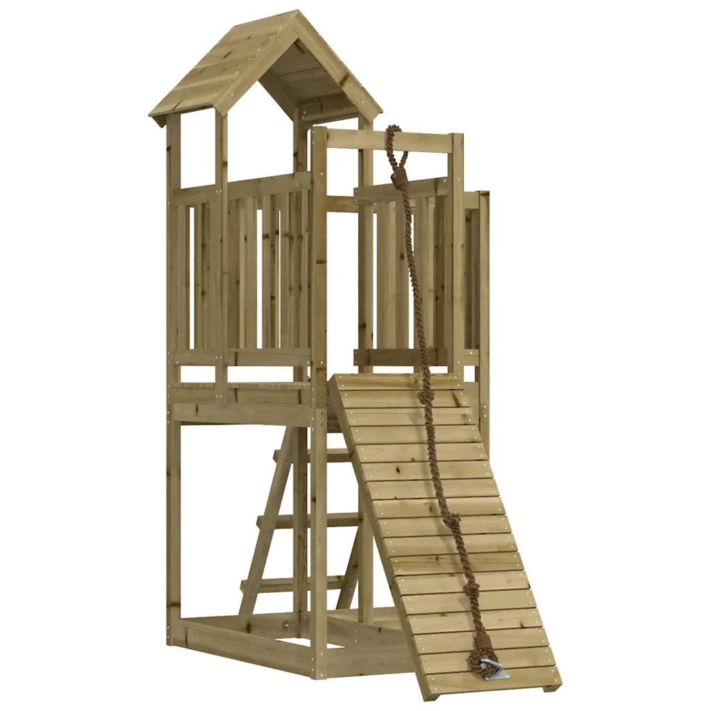 Casetta con Arrampicata in Legno di Pino Impregnato 3155833