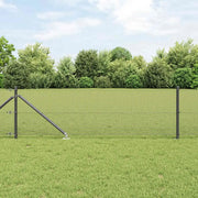 Palo della recinzione Grigio 25 x 0,5 m (rete 12 x 12 mm)