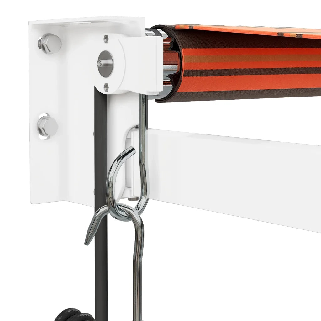 Tenda Sole Automatica Retrattile Arancione e Marrone 3x2,5 m 3154491