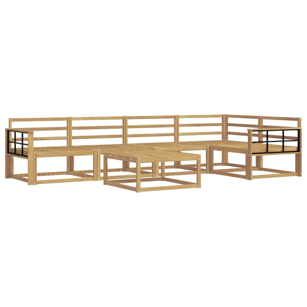 Set di divani da esterno 6 pcs Bianco 79 x 79 x 37 cm 3386488