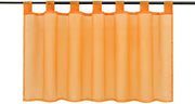 Vetrata corta - tenda da bar per interni - 1 pezzo - arancione