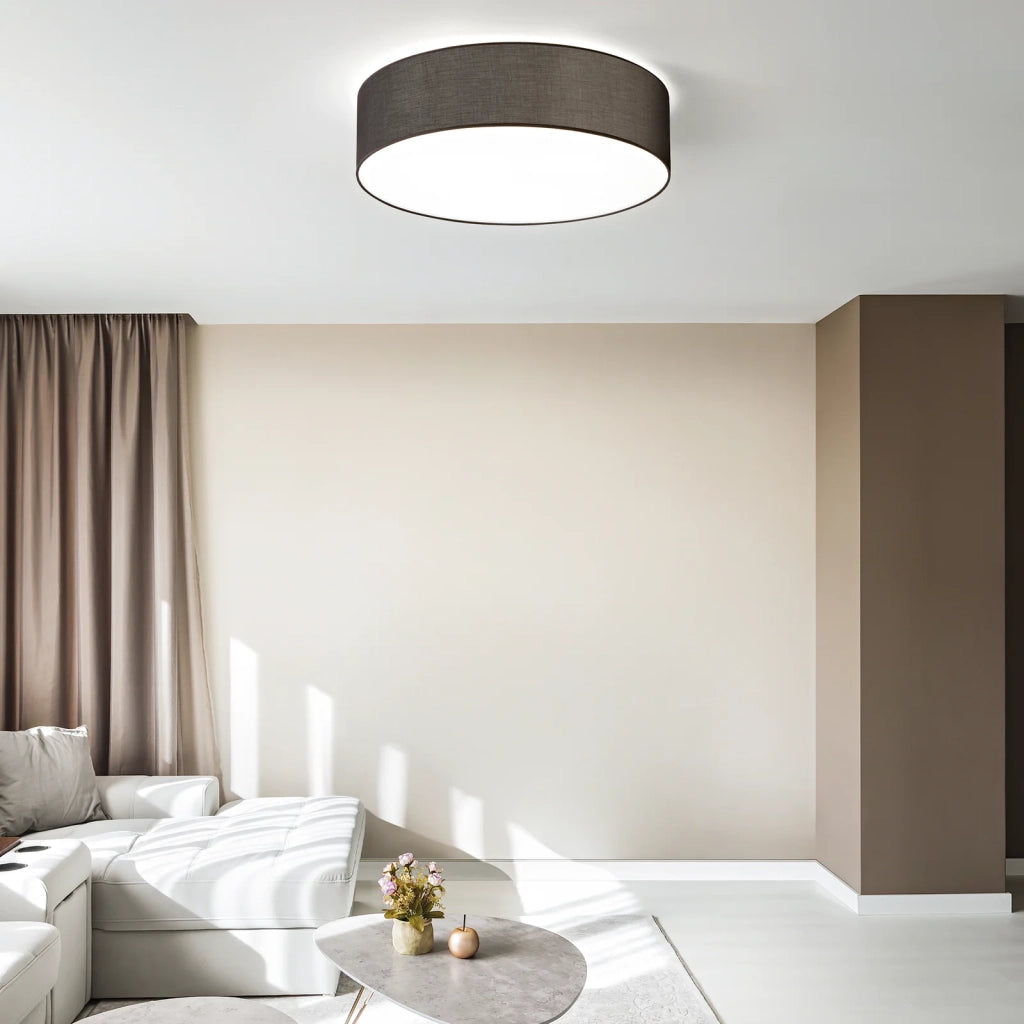 Paralume Cilindro Collezione SET Finitura Nera Diametro 70 cm Ideal Lux