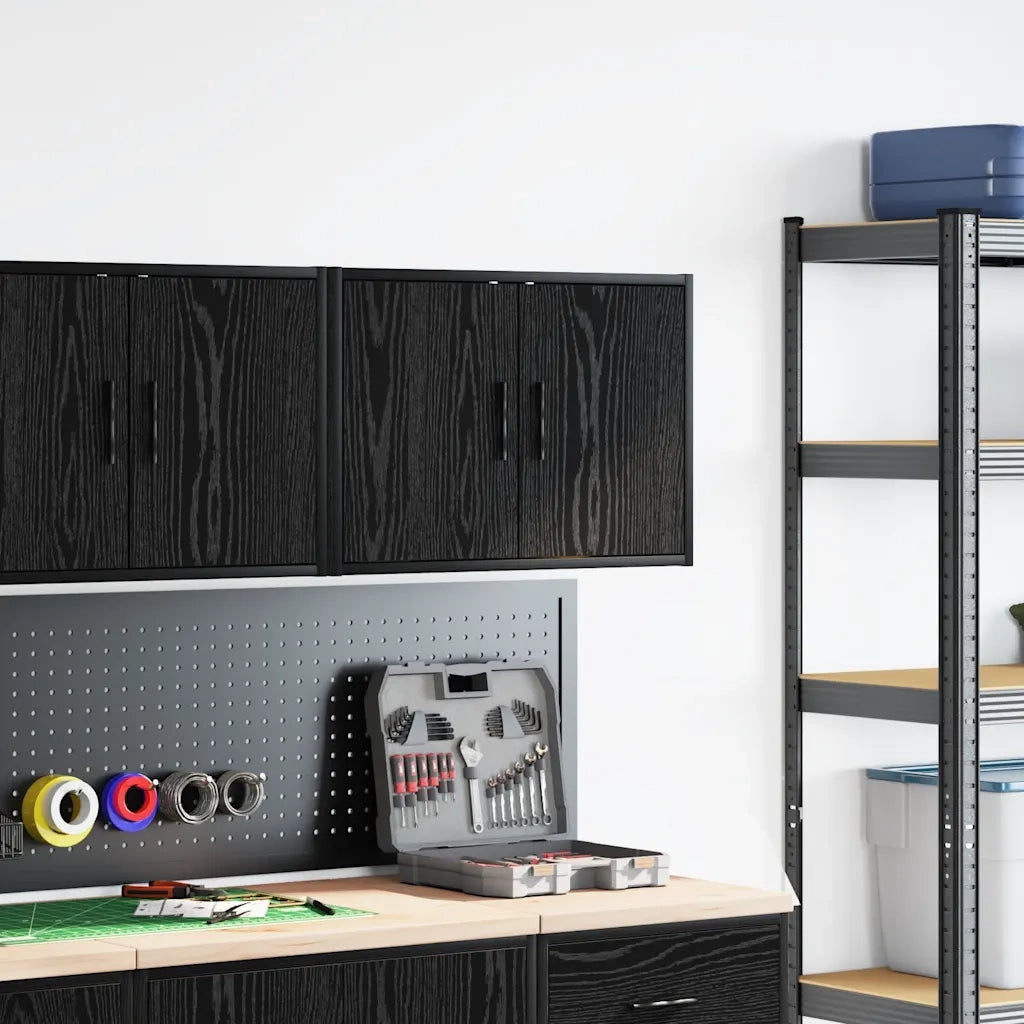 Pensile per Garage Nero in Legno Multistrato CFW5582319