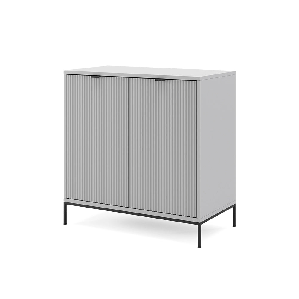 Vicco Cassettiera per camera da letto Grigio 42 x 81.2 cm con 2 porte
