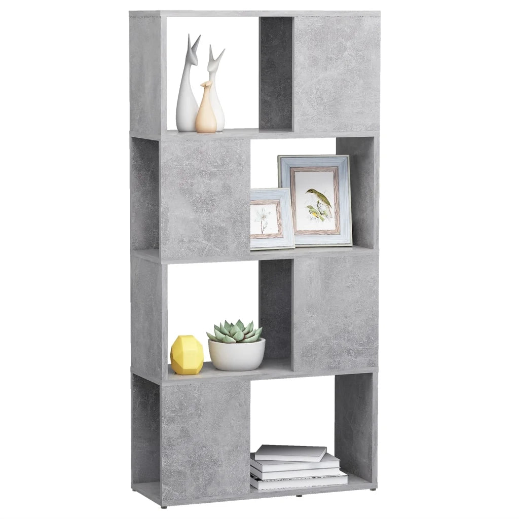 Libreria/Divisorio Grigio Cemento 60x24x124,5 cm cod mxl 60849