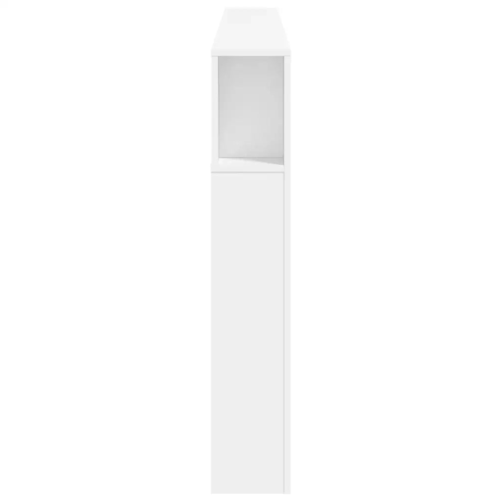 Testiera LED-Testata con Luci LED Bianca 220x18,5x103,5 cm Legno Multistrato