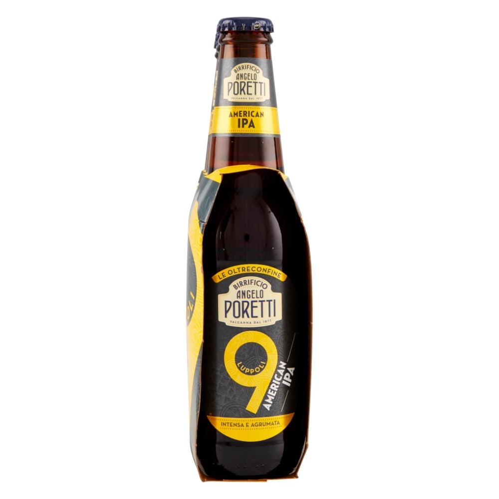 Birrificio angelo poretti birra 9 luppoli american ipa 24 bottiglie da 33 cl