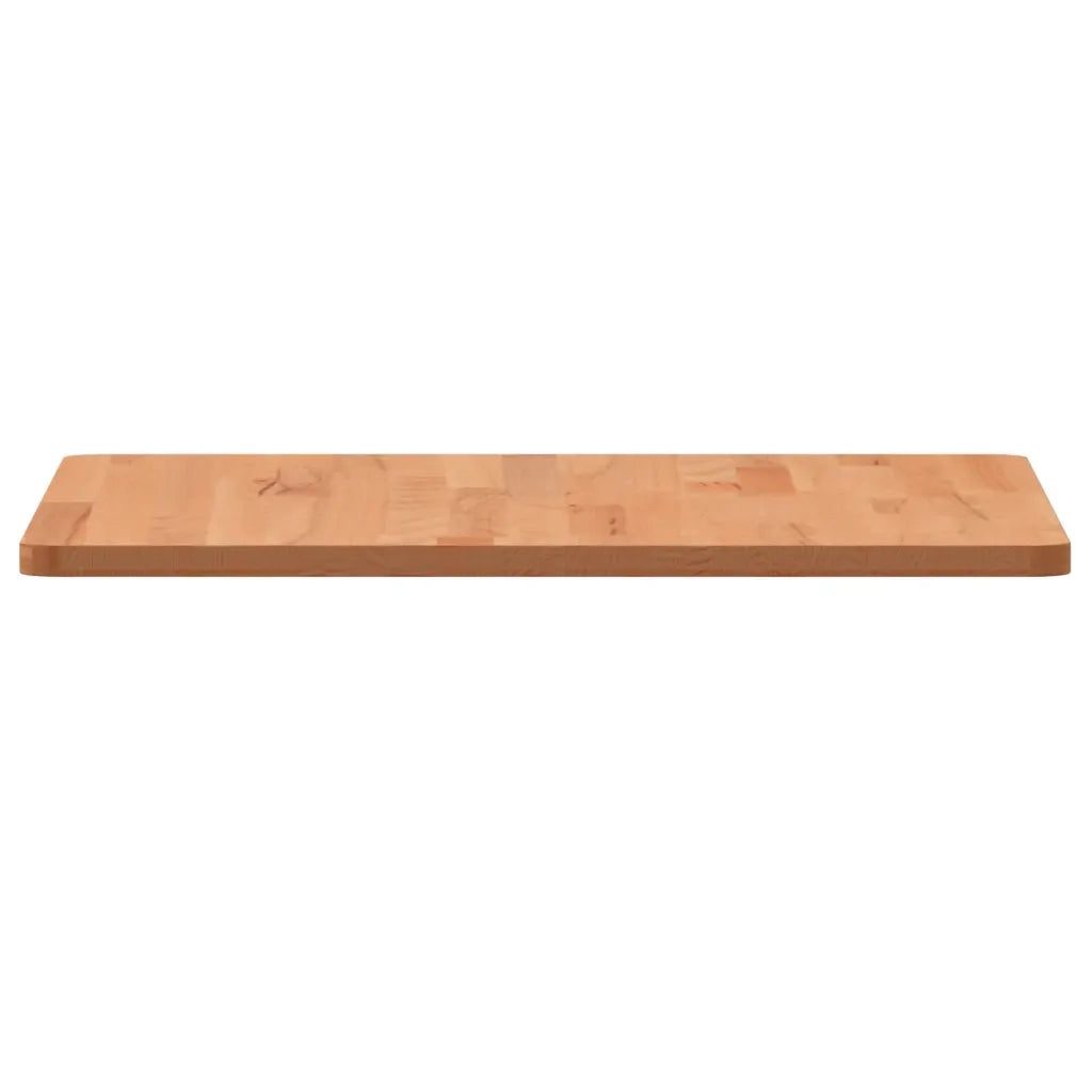 Piano per Tavolo | Superficie Tavolo | Piano Scrivania 50x50x1,5 cm Quadrato Legno Massello di Faggio