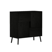Armadio multiuso in legno "Darien" - 76,5 x 35 x 79,5 cm - Legno nero