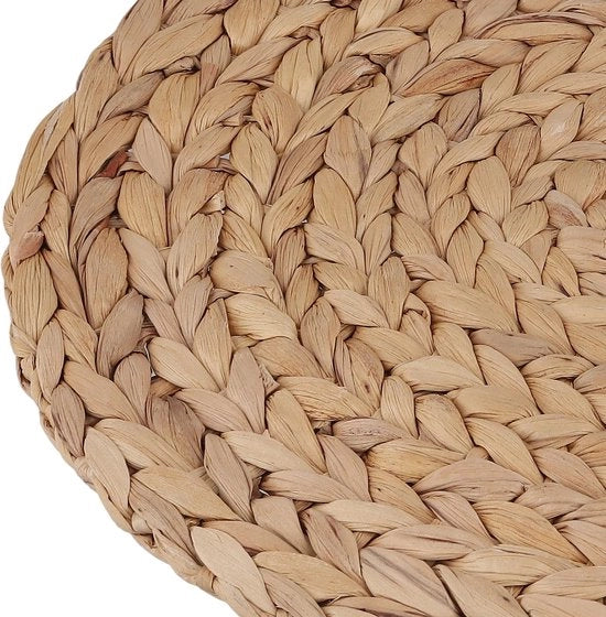 Piatti di Sostegno Ronde Resistenti al Calore Antiscivolo - Sostegni per Padelle - Sostegni per Piatti - Set da 6 - Acqua Hyacint Naturale - Diametro 30 cm