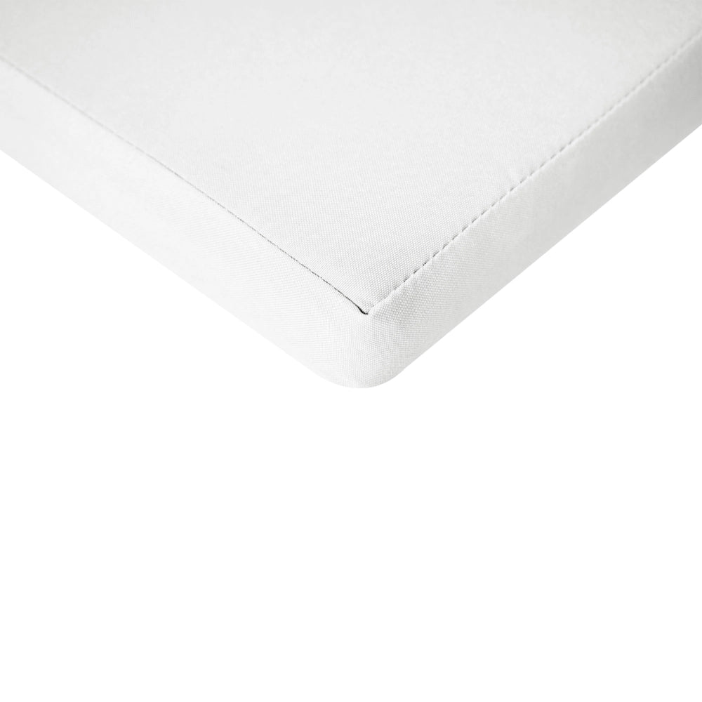 Cuscino per sdraio da giardino in tessuto poliestere bianco sporco cuscino per seduta e schienale design moderno cuscino da esterno