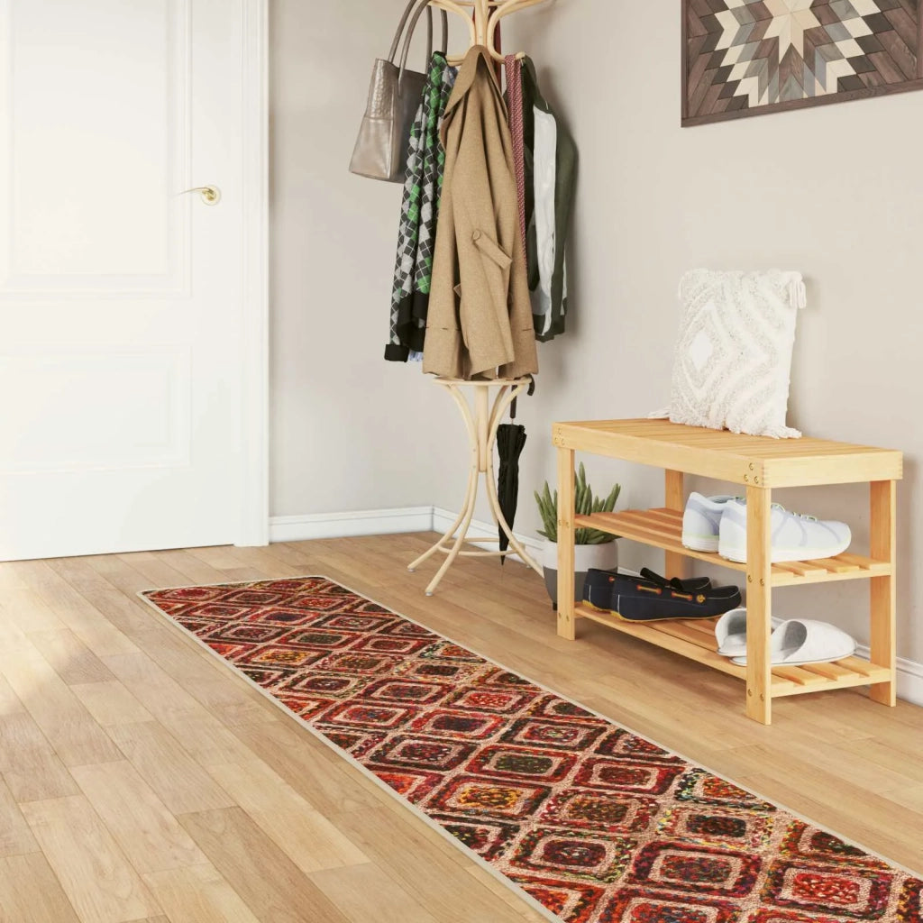 Runner Tappeto MARSA Multicolore 50 x 250 cm Poliestere e PVC