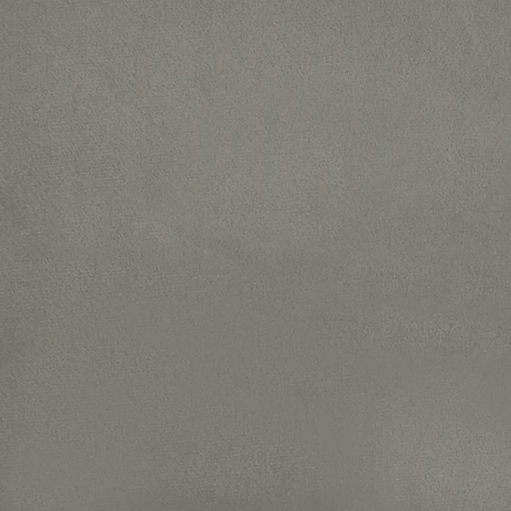 Giroletto a Molle con Materasso Grigio Chiaro 120x190cm Velluto