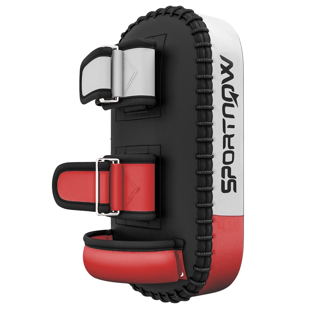 Guanti da allenamento per kickboxing e Muay Thai, con rivestimento in similpelle, ideali per allenamento e fitness.