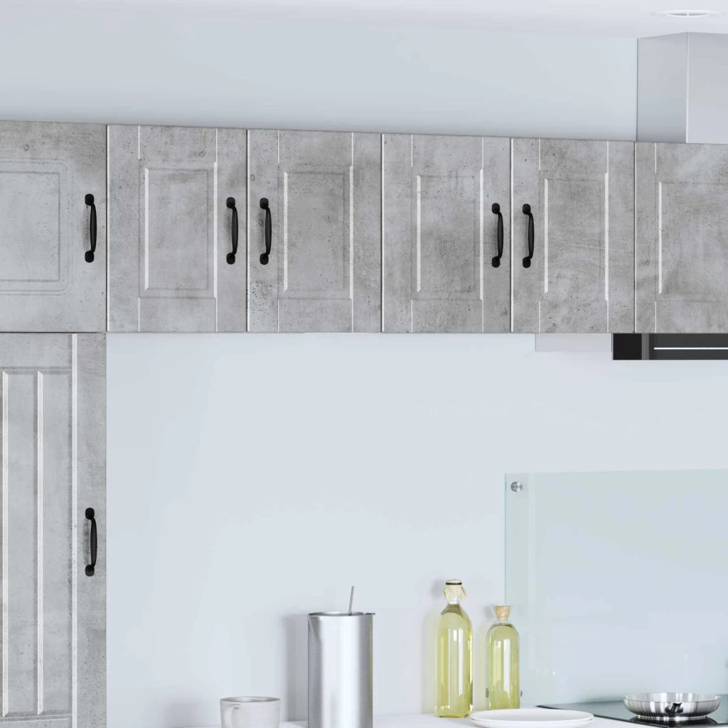 Armadietto a muro PORTO 2 pcs Grigio cemento 60 x 31 x 40 cm 885272