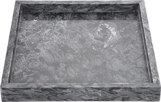 Scheda di servizio 60x60 con superficie in marmo, supporto per oggetti da toeletta, decorazione per la casa, nero, 25cm