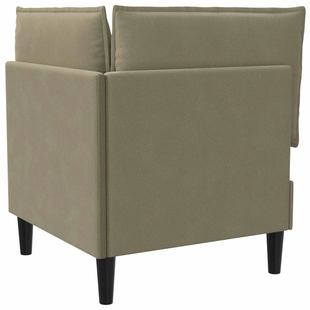 Divano Angolare con Storage Cachi Velluto 42027090