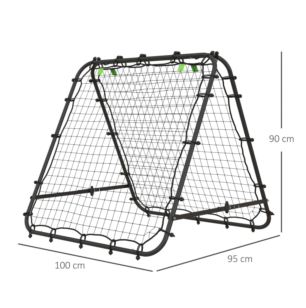 Rete rimbalzante da calcio pieghevole in acciaio 100 cm