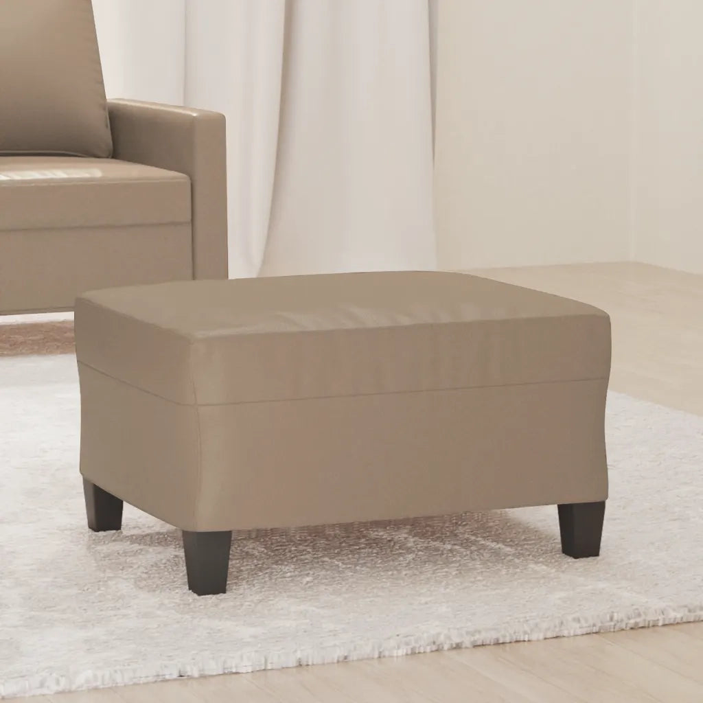 Poggiapiedi Cappuccino 70x55x41 cm in Similpellecod mxl 126541