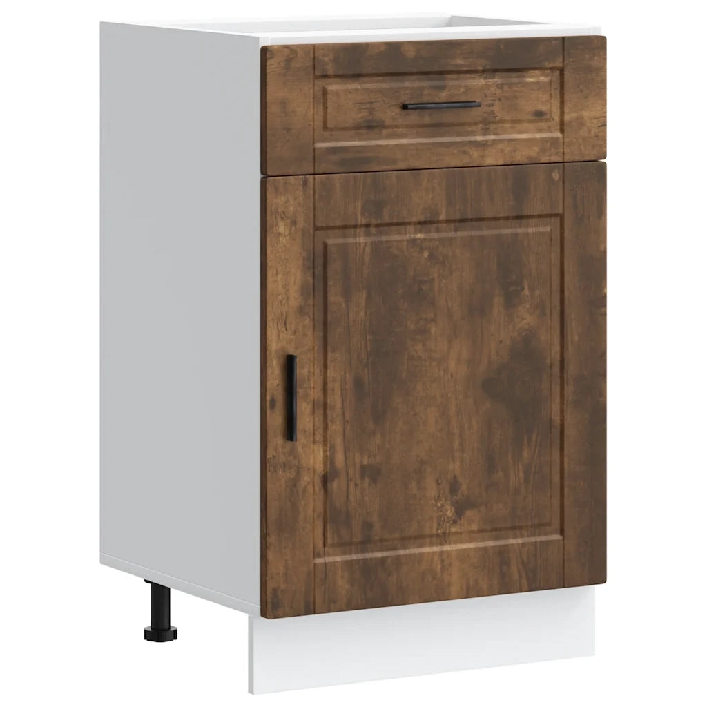 Base da Cucina Porto Rovere Fumo in Legno Multistrato