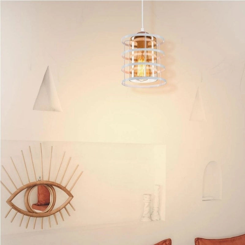 Lampada a sospensione Mira ASZ1261 metallo bianco