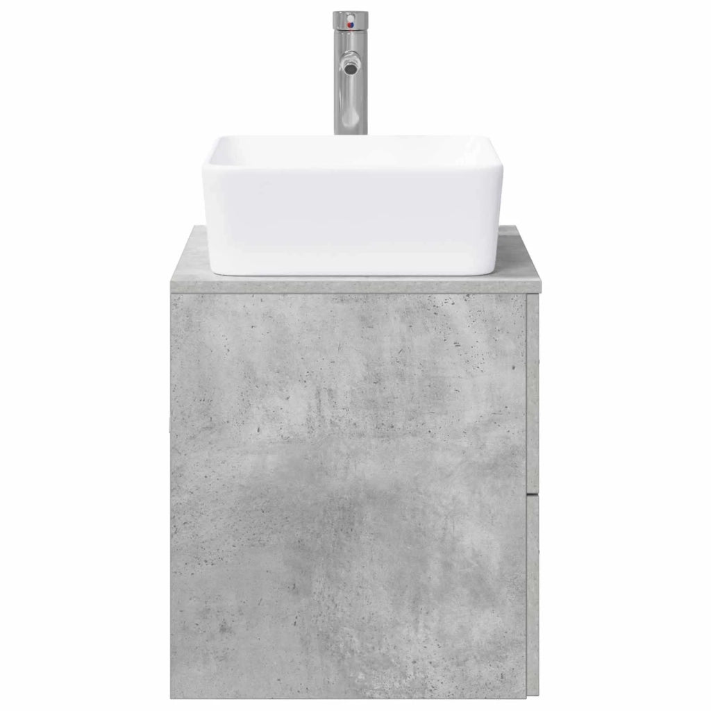 Set di mobili per il bagno Grigio Cemento Legno ingegnerizzato 3404393