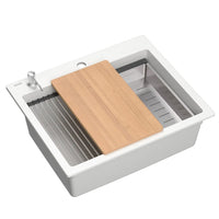 Lavello In Granito Kurt 110 Workstation White