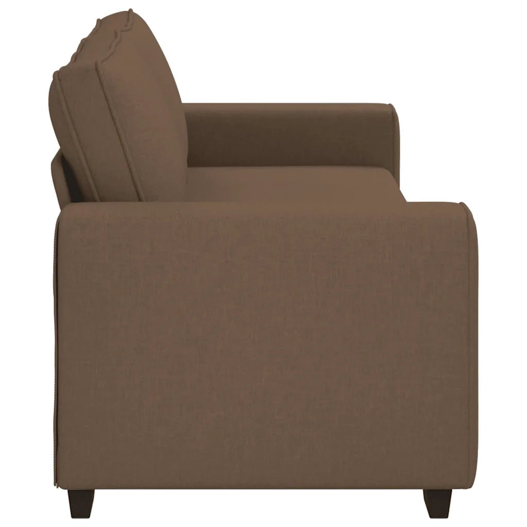 Divano a 3 Posti-Sofa 3 Posti Marrone 180 cm in Tessuto 708584
