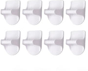 Supporto per oggetti da appendere - 8 pezzi - Adesivo forte - Spaziale - Organizzatore - Adatto per cucina/bagno - 84 x 59 x 44 mm - Mobile per oggetti