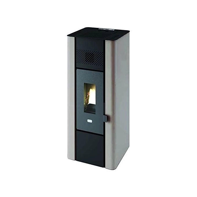 Punto Fuoco stufa a Pellet Minni 6,3Kw (Br) Bianco