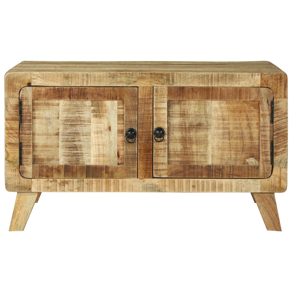 Tavolino da CaffÃ¨ 80x54x45 cm Legno Massello Grezzo di Mango