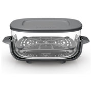 Ninja contenitore in vetro CRISPi TempWare 1,4 L, ciotola per friggitrice ad aria, coperchio a scatto senza BPA, lavastoviglie, compatibile FN101