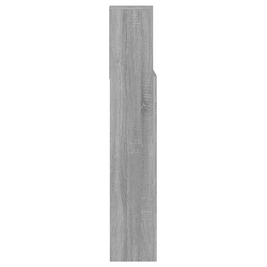Testiera | Testata con Scomparti Grigio Sonoma 140x19x103,5 cm