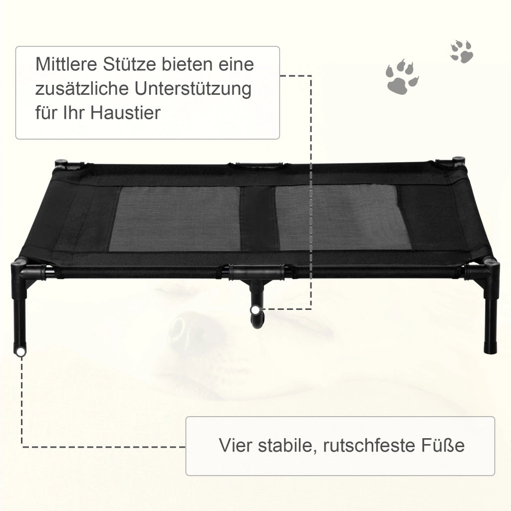 Cuccia per cani pieghevole traspirante ¨C Xylo ¨C nero