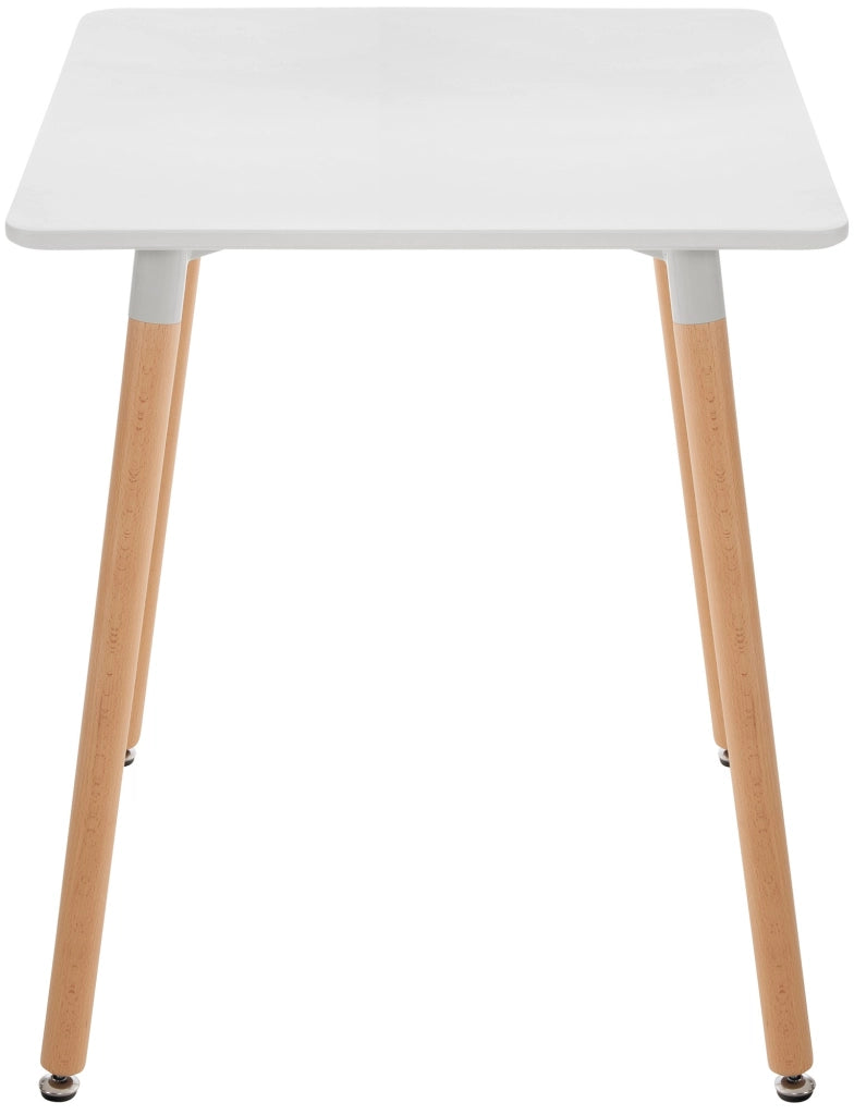 Tavolo Quadrato da Cucina Viborg bianco,60 cm