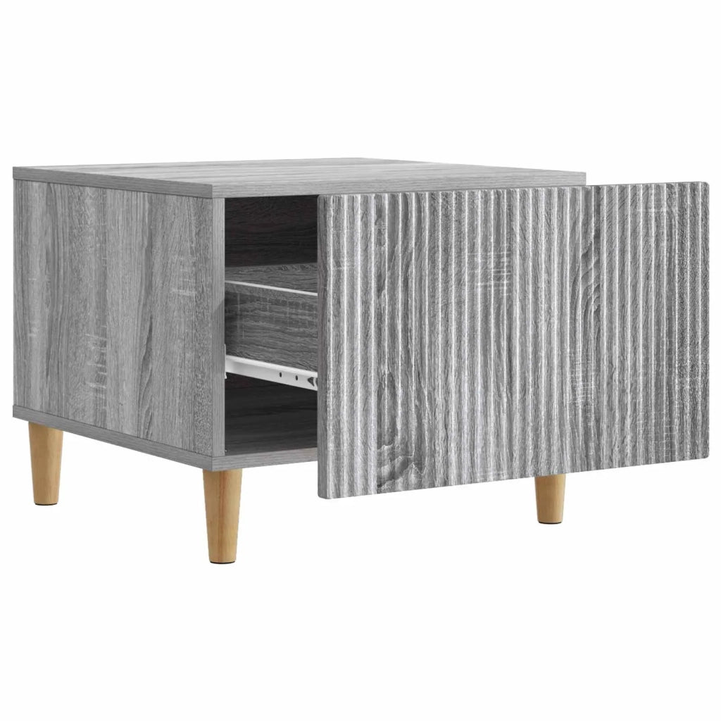 Tavolino da salotto | Tavolino da caff¨¨ | Tavolino da Soggiorno con cassetto Grigio Sonoma 49 x 50 x 40 cm