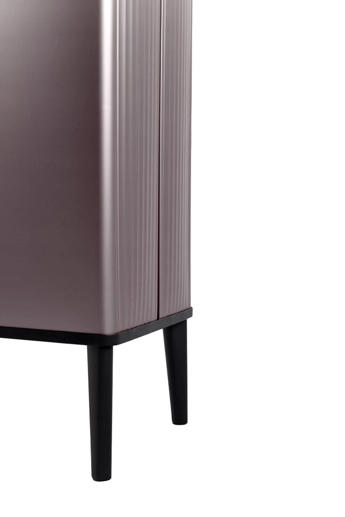 Pattumiera Alta 54L Keter Verto High 43,5x26,5x68,7 cm in Plastica Rosa Perla