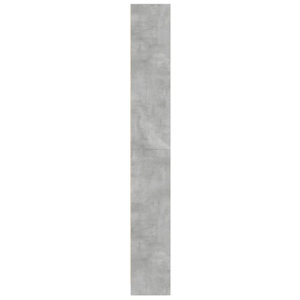 vidaXL Libreria Grigio Cemento 60x24x176 cm in Legno Multistrato