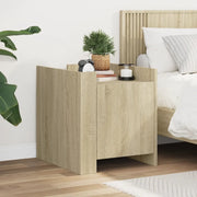 Comodino Rovere Sonoma 45x50x50 cm in Legno Multistrato 848299