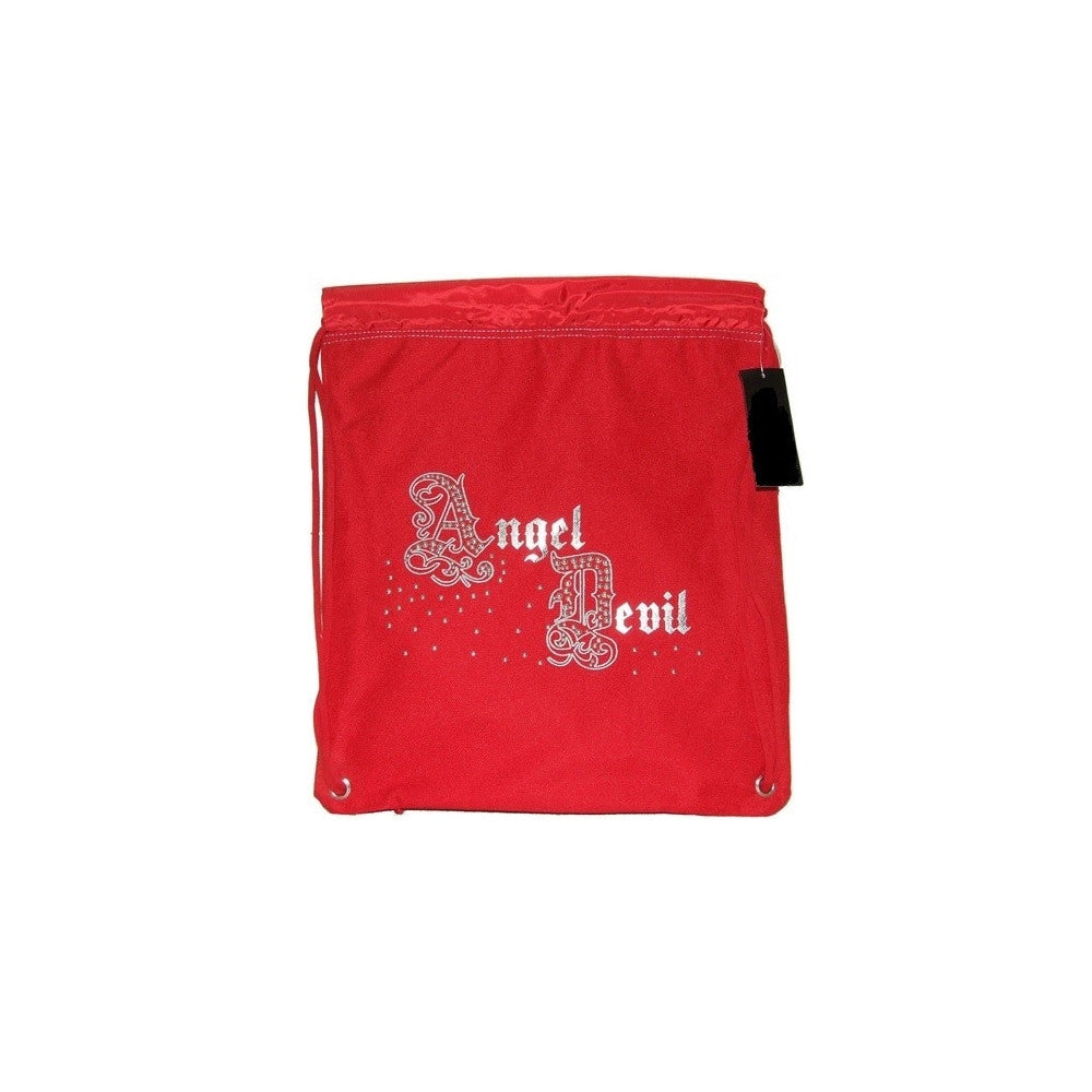 Trade Shop - Sakky Bag Sacco Scuola Sport Palestra Tempo Libero Sacca Angeldevil Rosso -