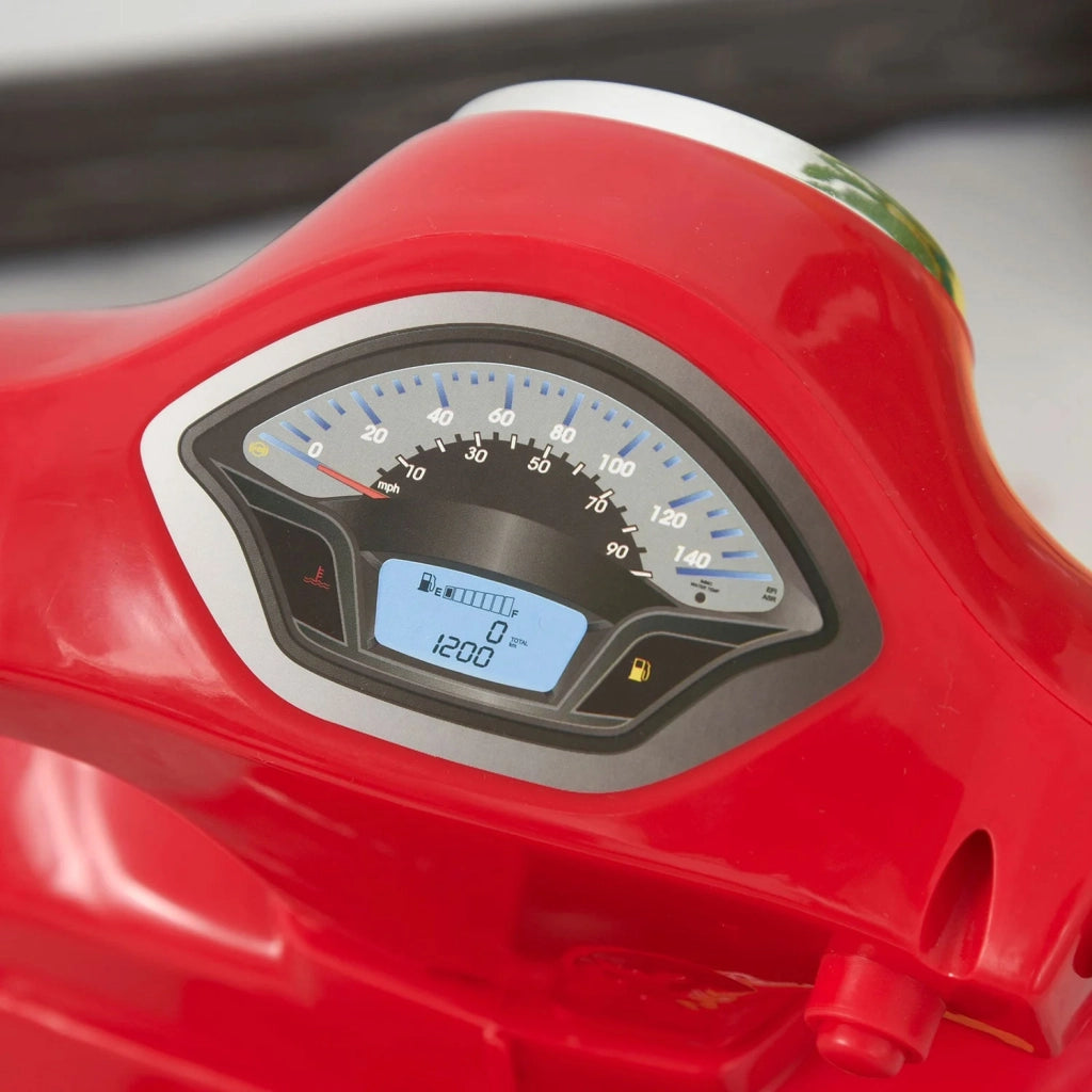 Scooter Elettrico per Bambini Licenza Ufficiale Piaggio Vespa Small 7,2V 2,5Ah Rosso