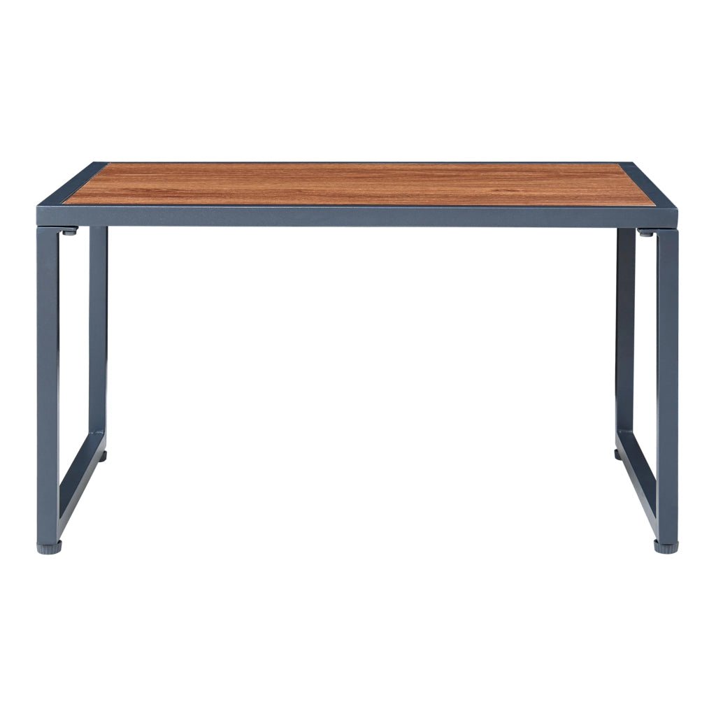 Set Salottino per Esterno Karg Divano Modulare a 3 pezzi e Tavolino con Piano in SPC Rovere Mobili da Giardino - Grigio