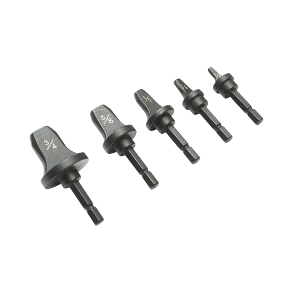 Set di 5 punte di espansione per tubi da 1/4-3/4 pollici per installazioni HVAC/R