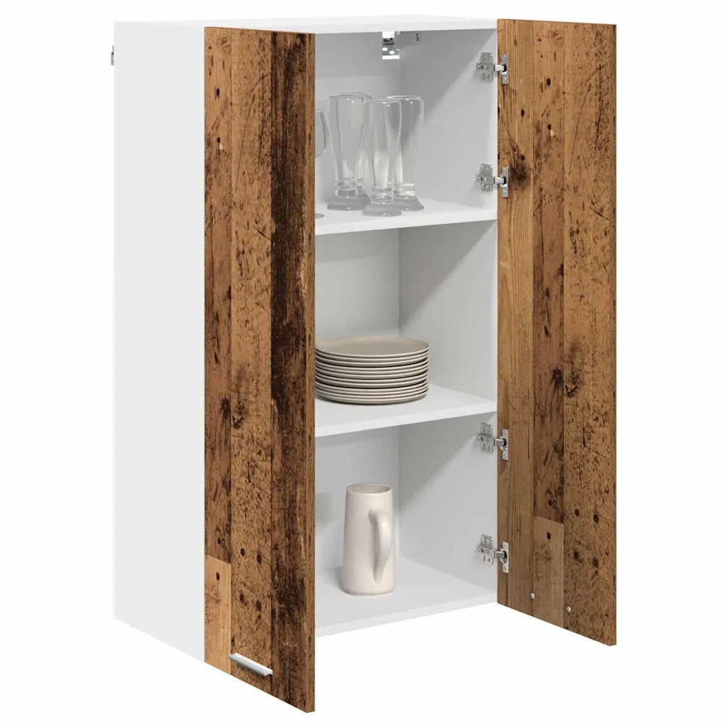 Armadio pensile | Mobile da Cucina con porta Legno vecchio 60 x 31 x 100 cm