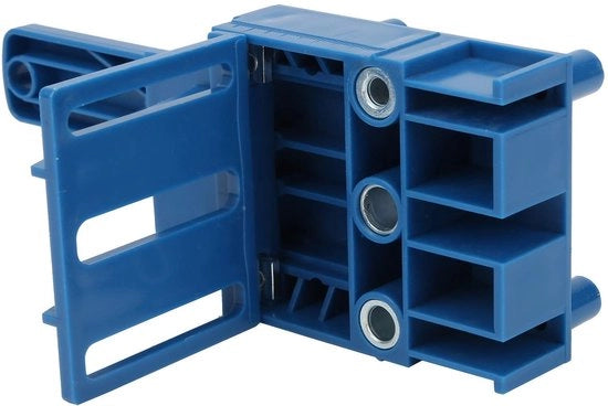 Strumento di precisione per lavorazione del legno - Set di centraggio e bozzolo - Houtboor locator - Gereadeggiatore per lavorazione del legno - Anello di regolazione a distanza - Incluso: foro 6/8/10 mm - Bozzolo per foro
